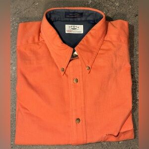 Men’s Size Lg James Inc. In Coral Long Sleeve Button Down 25 X 29 Arm 27. NWOT.